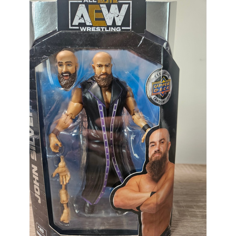AEW Unmatched Series 3 John Silver Action Figure 20 Jazwares New Box Wear